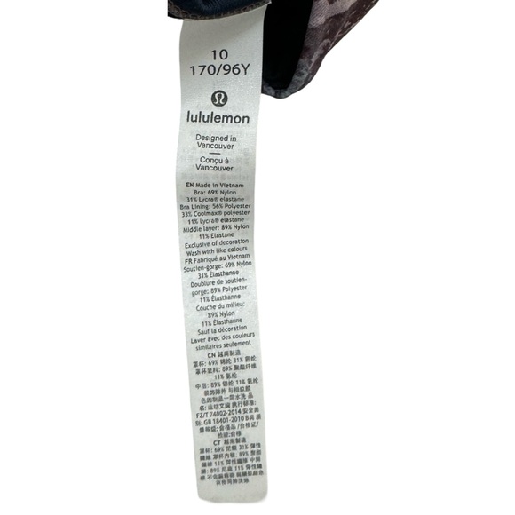 Lululemon Energy Bra *High Neck Woman’s 10 - Picture 4 of 5